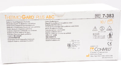ConMed 7-383 ThermoGard Plus ABC Pediatric Dual Electrode 5-15kg  -Box of 10